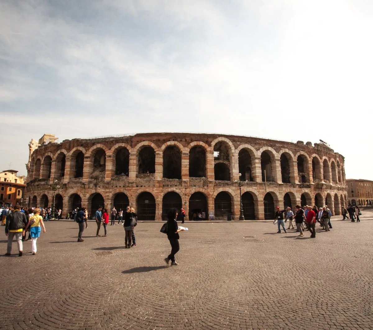 people near Colosseum