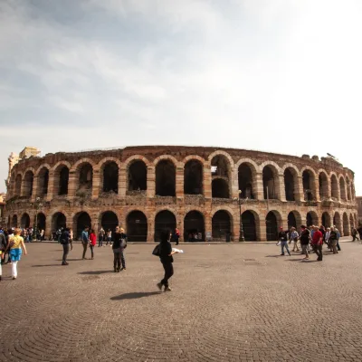 people near Colosseum